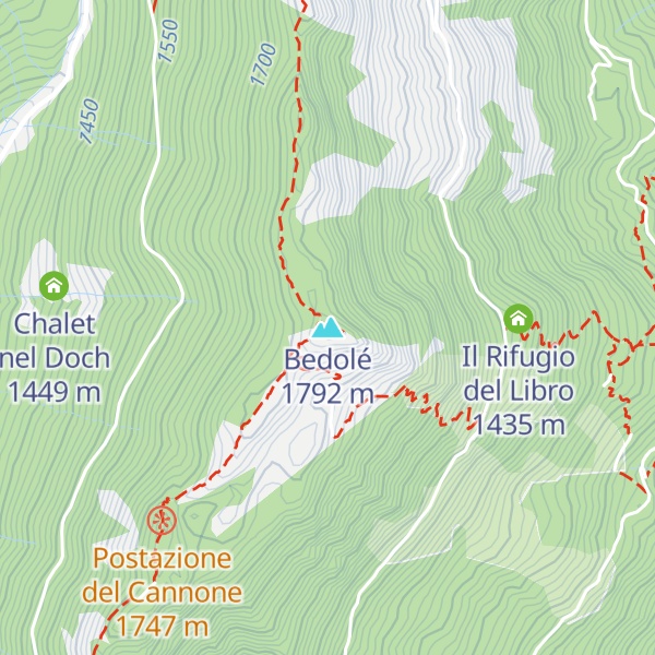 Map of Bedolé