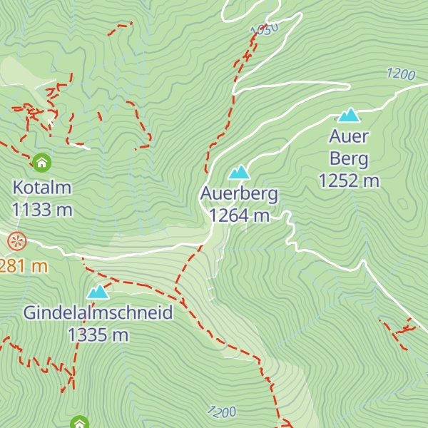 Map of Gindelalm 1