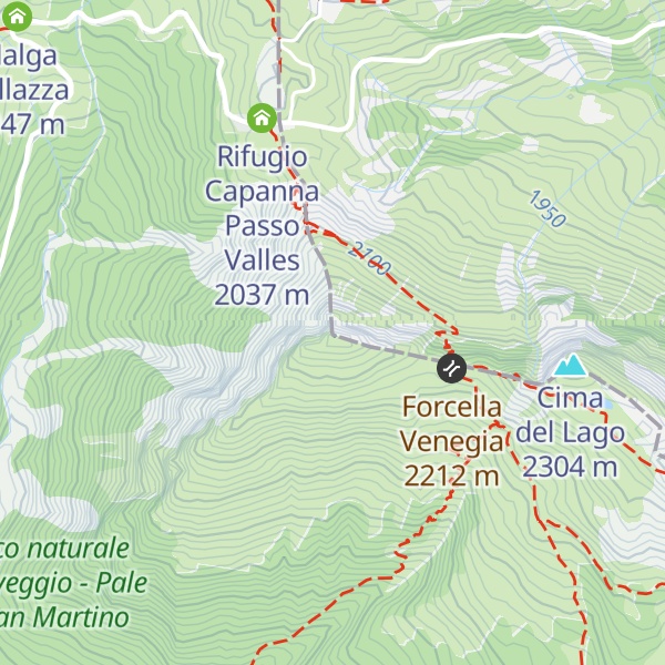 Map of Venegia
