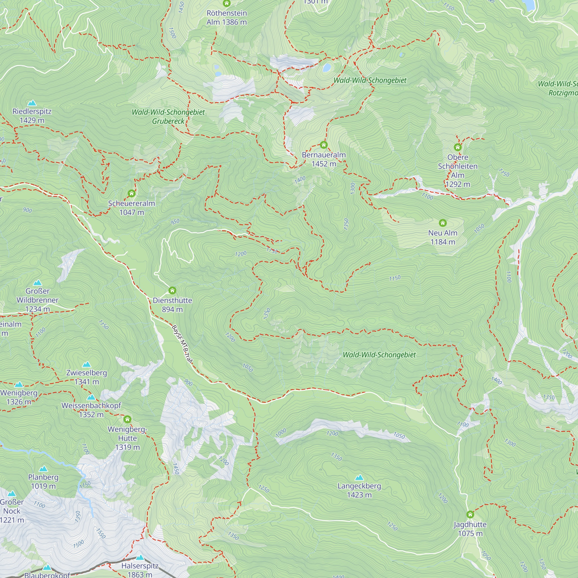Jagdhütte Vordere Lapbergalm map