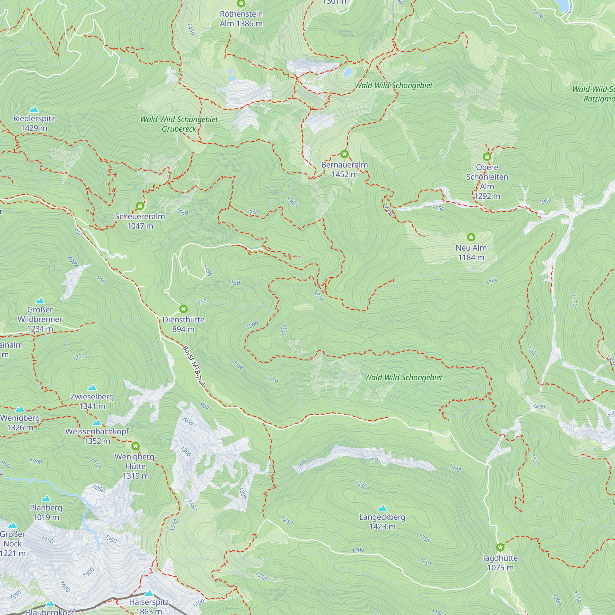 Jagdhütte Vordere Lapbergalm map