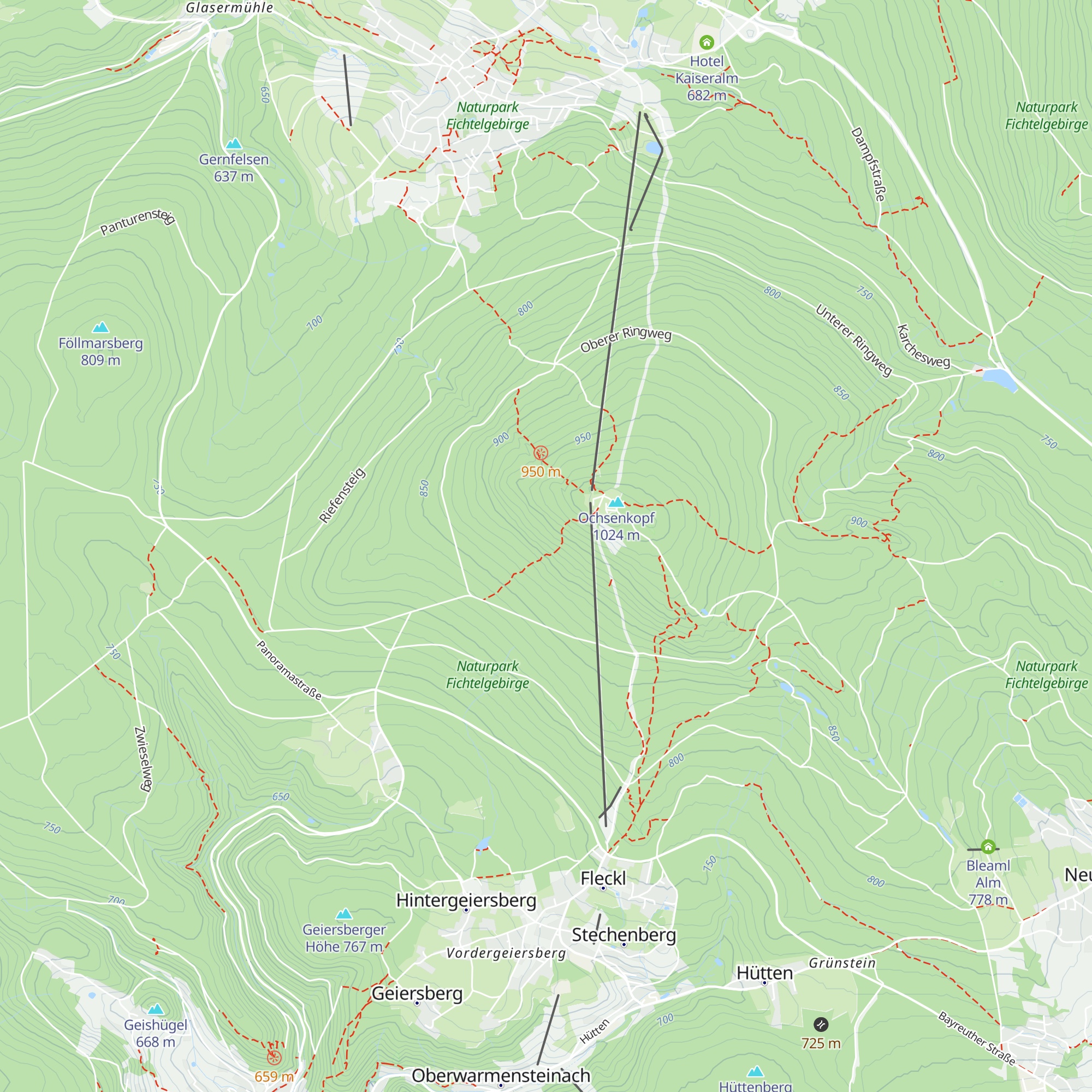 Loch-Hütte map
