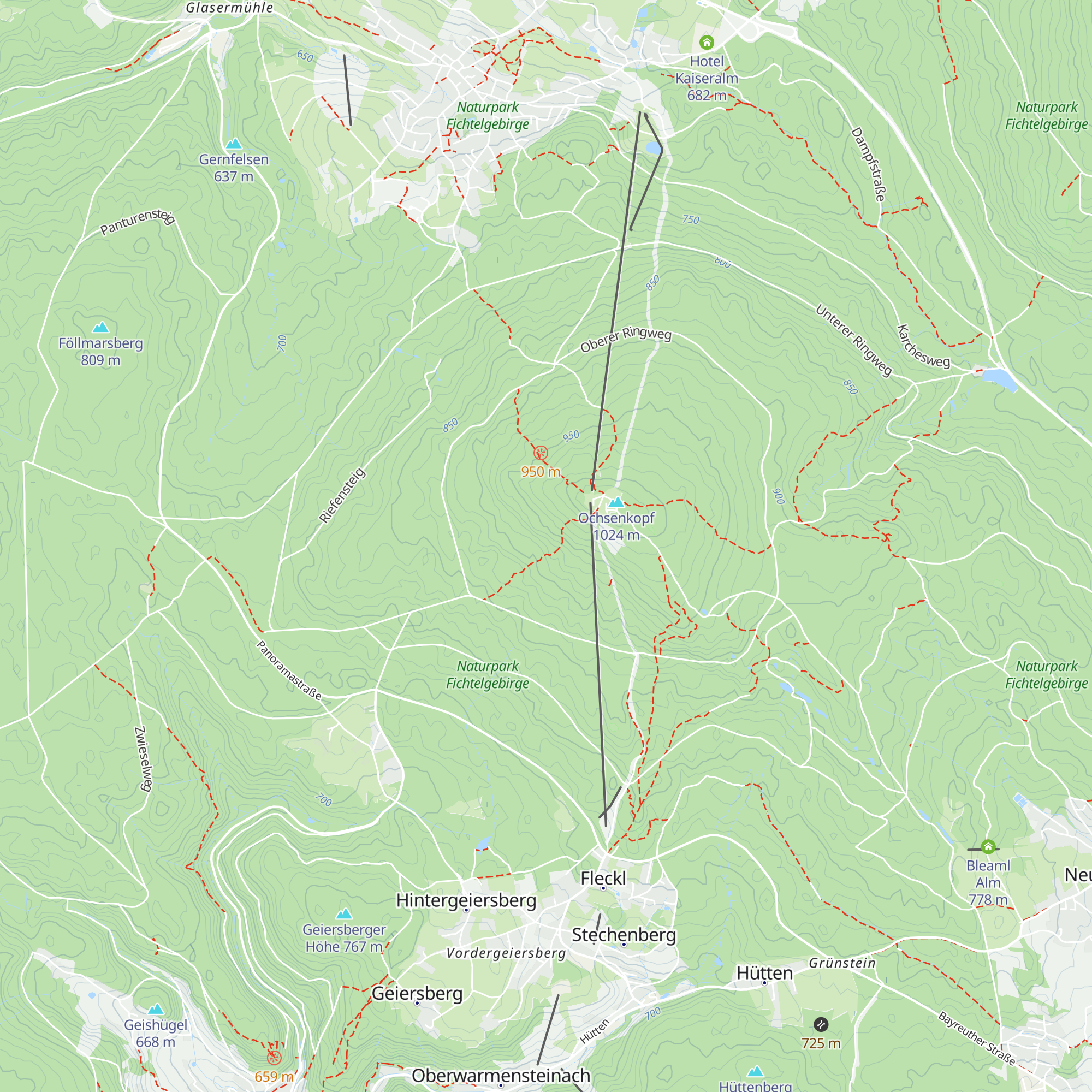 Loch-Hütte map