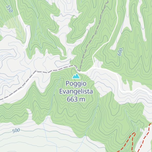 Map of Poggio Evangelista