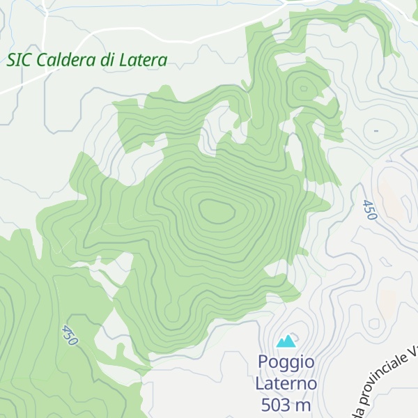 Map of Poggio Montione