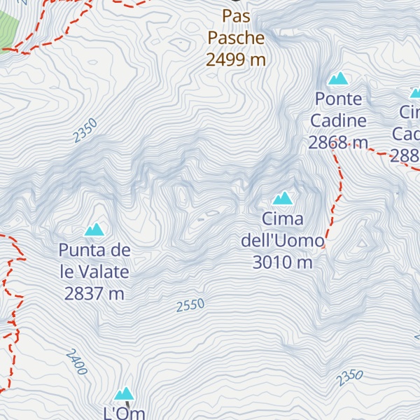 Map of Ponta del Ciadin