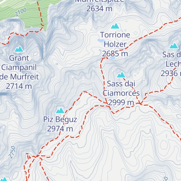 Map of Piz Rotic
