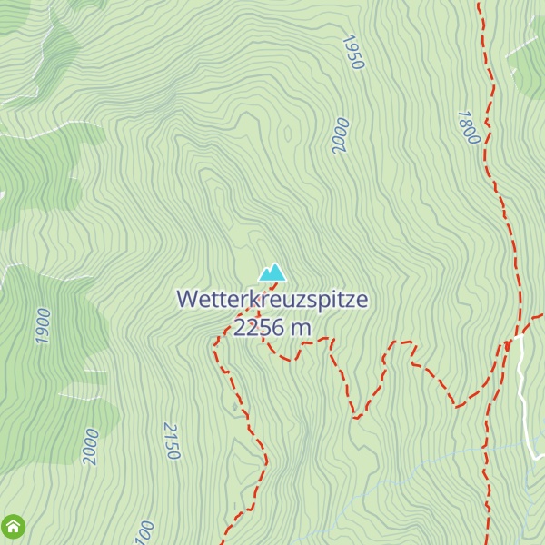 Map of Wetterkreuzspitze