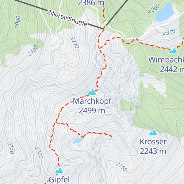 Map of Marchkopf