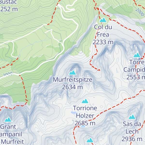 Map of Murfreitspitze