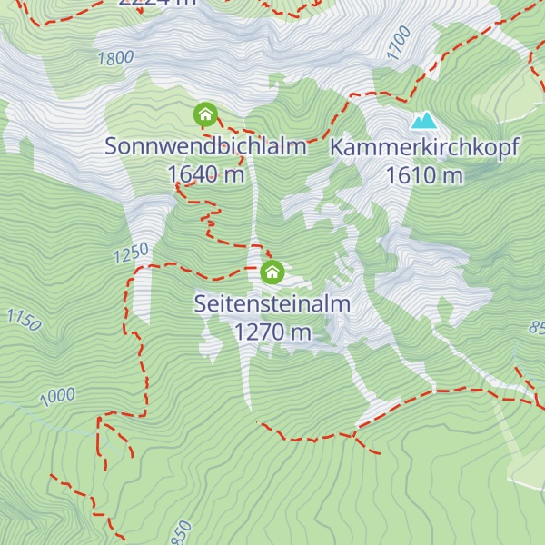 Map of Seitensteinalm
