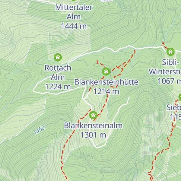 Map of Tegernseer Skihütte