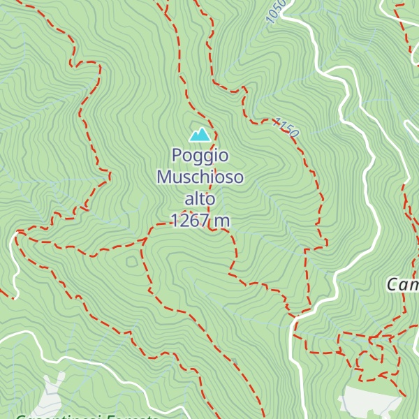 Map of Rifugio Secchieta