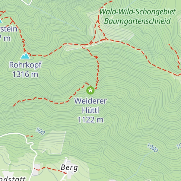 Map of Weiderer Hüttl