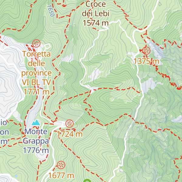 Map of Malga Val Vecia