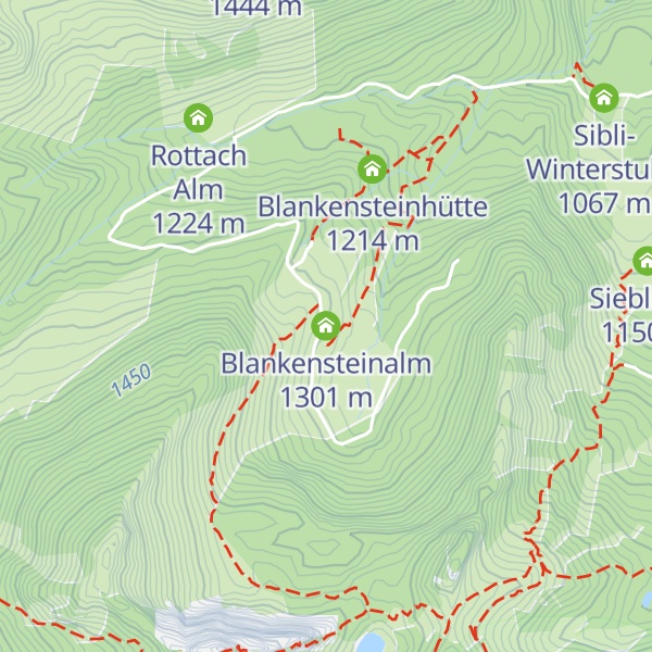 Map of Blankensteinalm