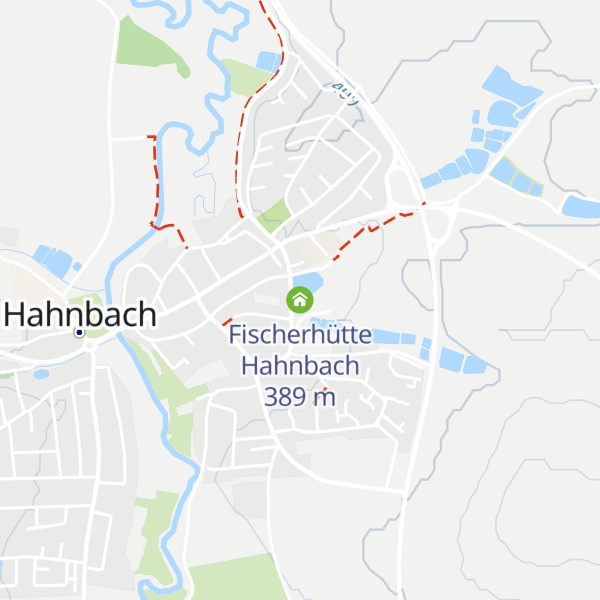Map of Fischerhütte Hahnbach