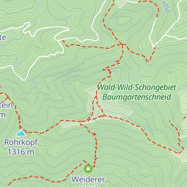 Map of Baumgartenalm