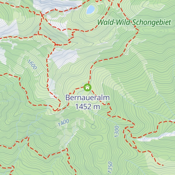 Map of Bernaueralm