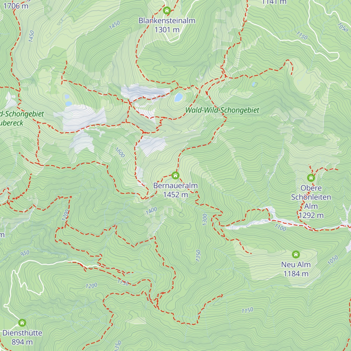 Bernaueralm map