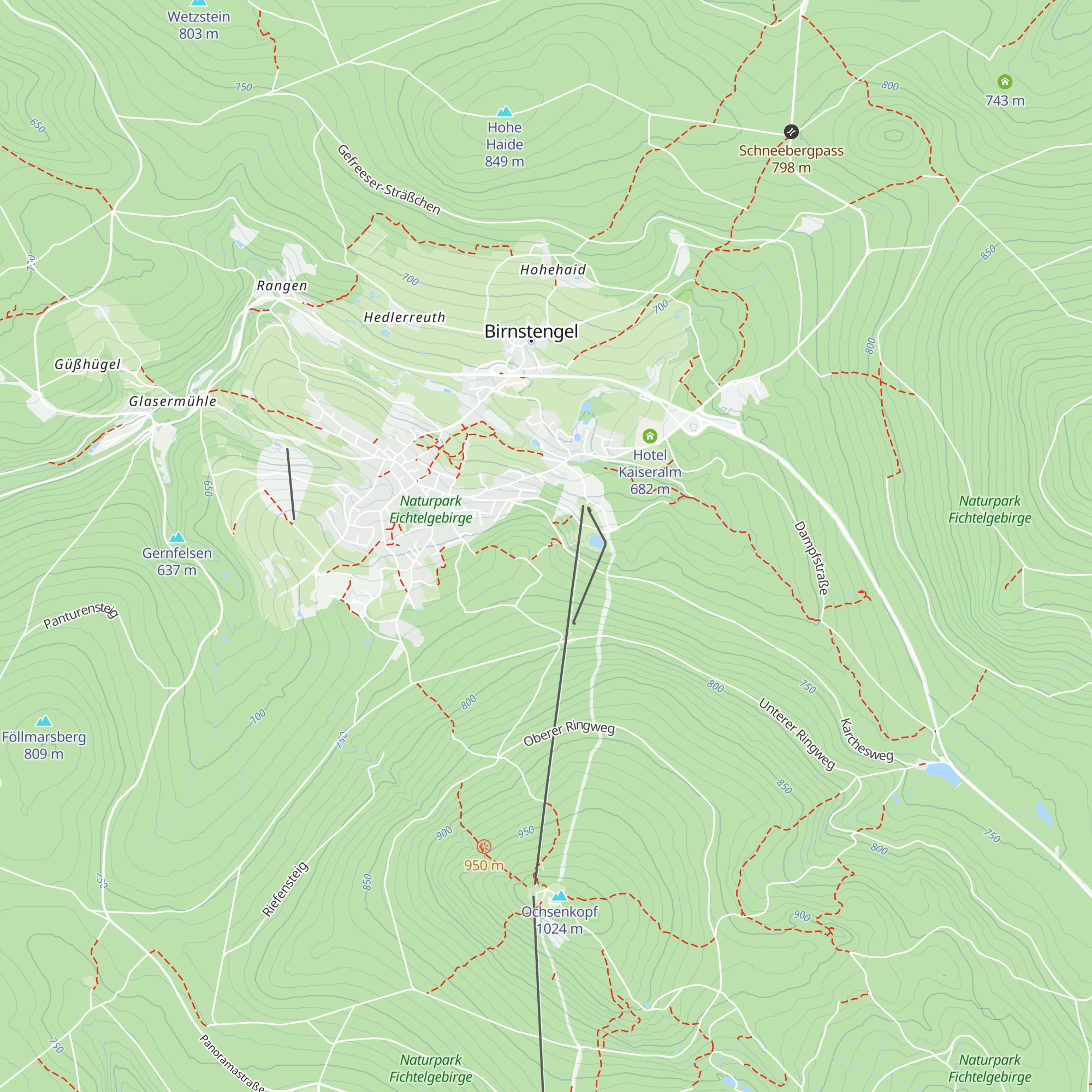Karl-Bernhard-Hütte map