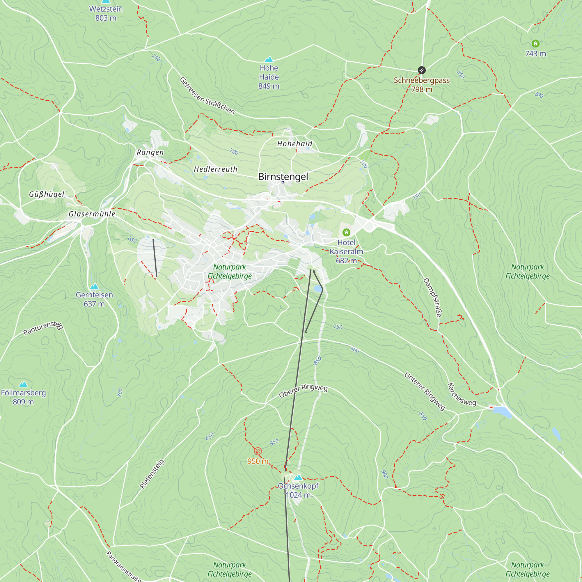 Karl-Bernhard-Hütte map