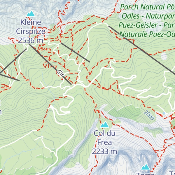 Map of Rifugio Frara