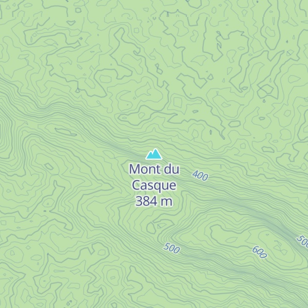 Map of Mont du Casque