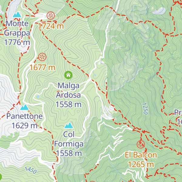 Map of Rifugio Ardosetta