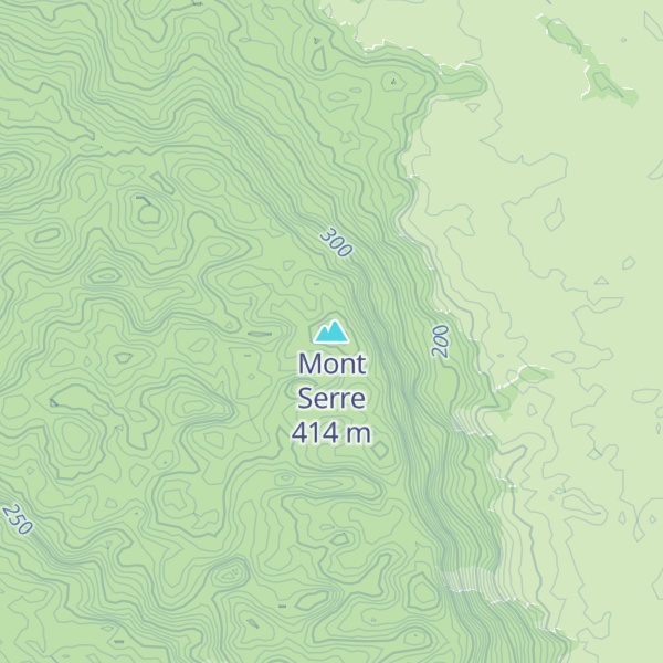 Map of Mont Serre