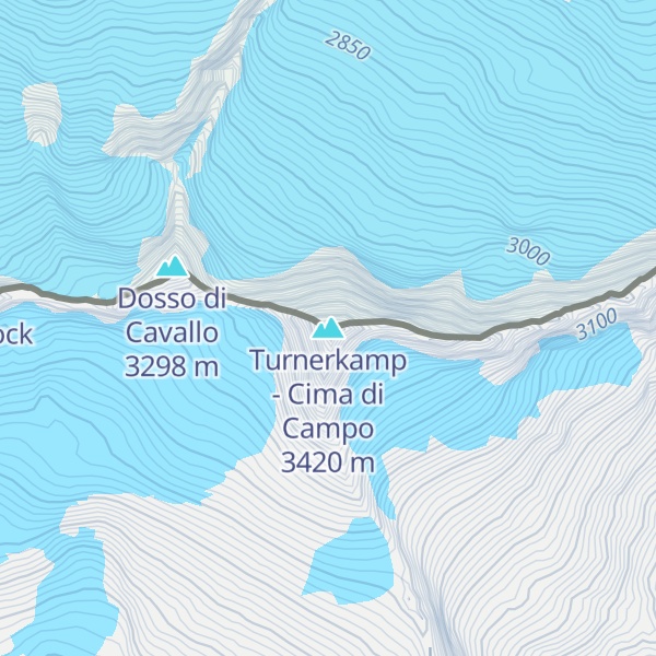 Map of Turnerkamp - Cima di Campo