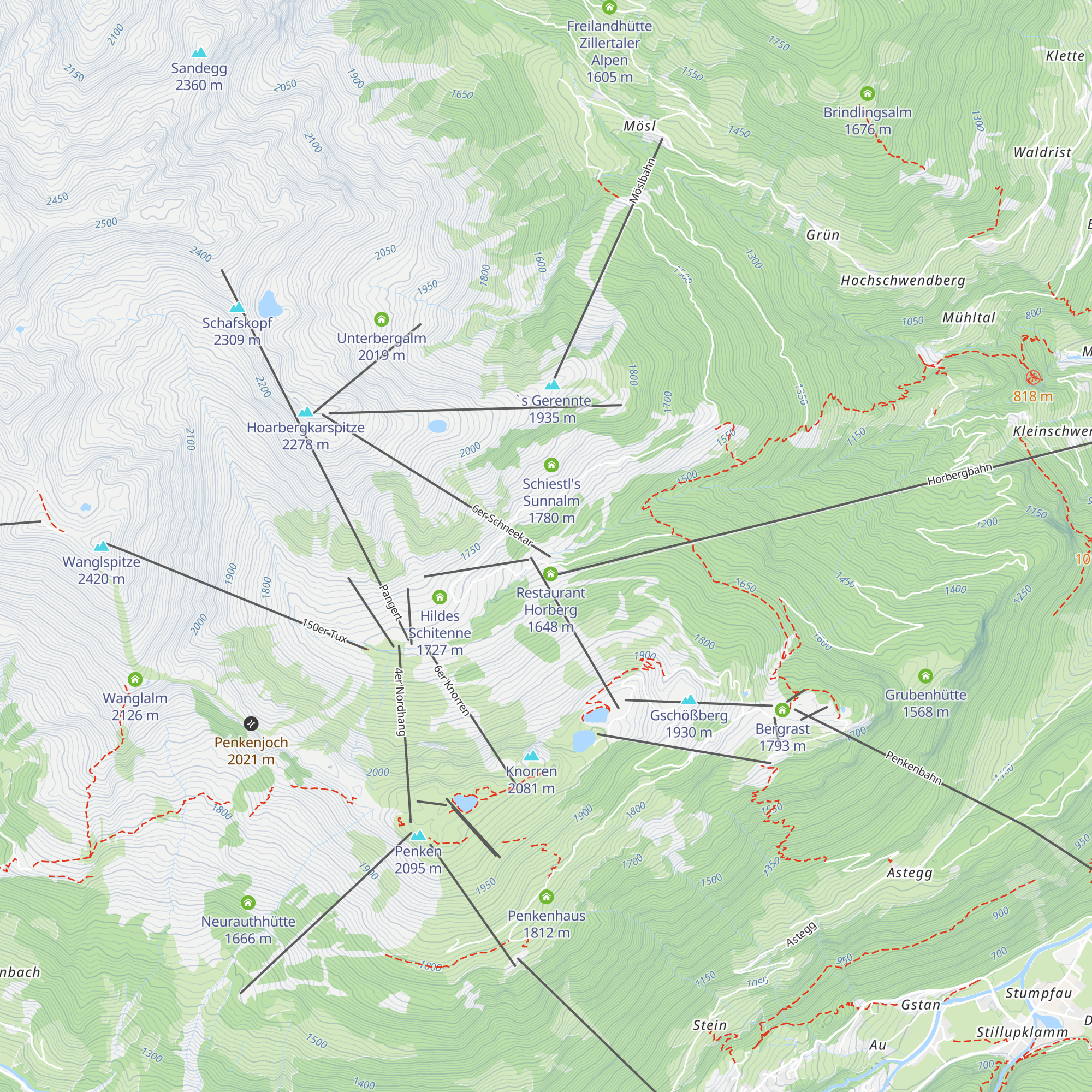 Eisberghütte map