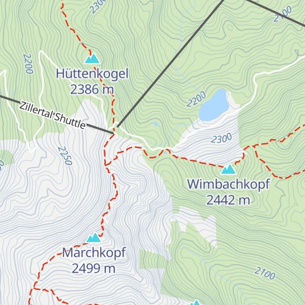 Map of Wedelhütte