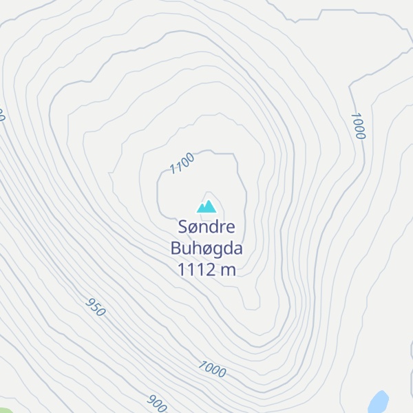 Map of Søndre Buhøgda