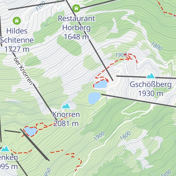 Map of Penkenalm