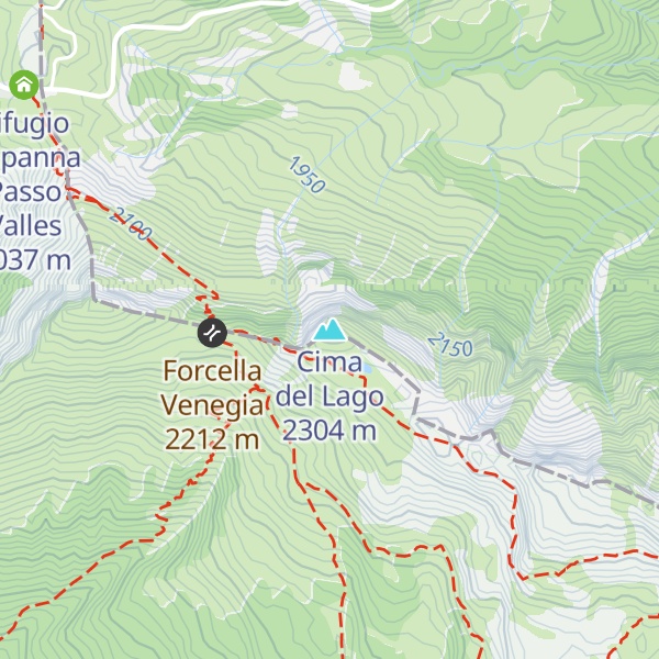 Map of Cima del Lago