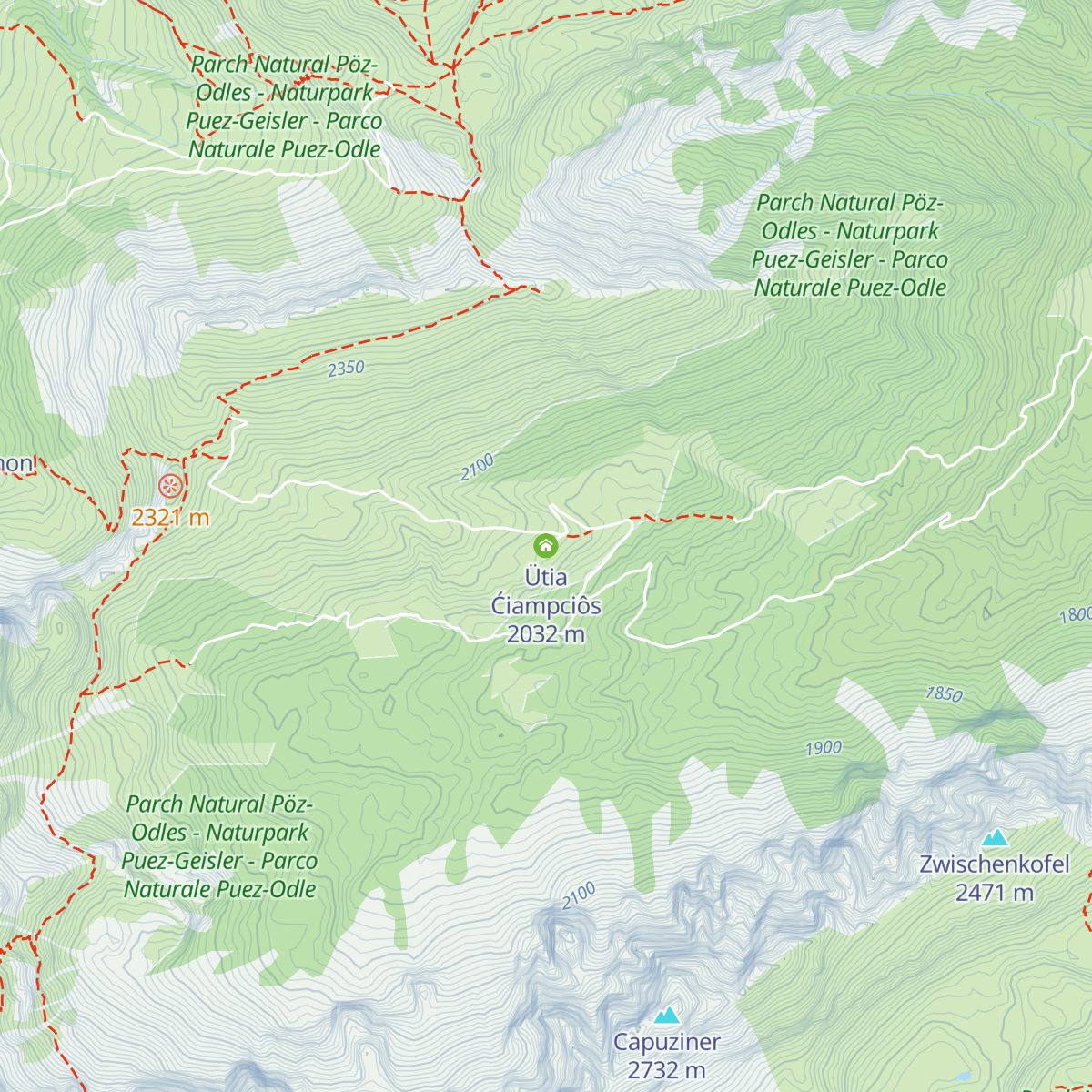 Ütia Ćiampciôs map