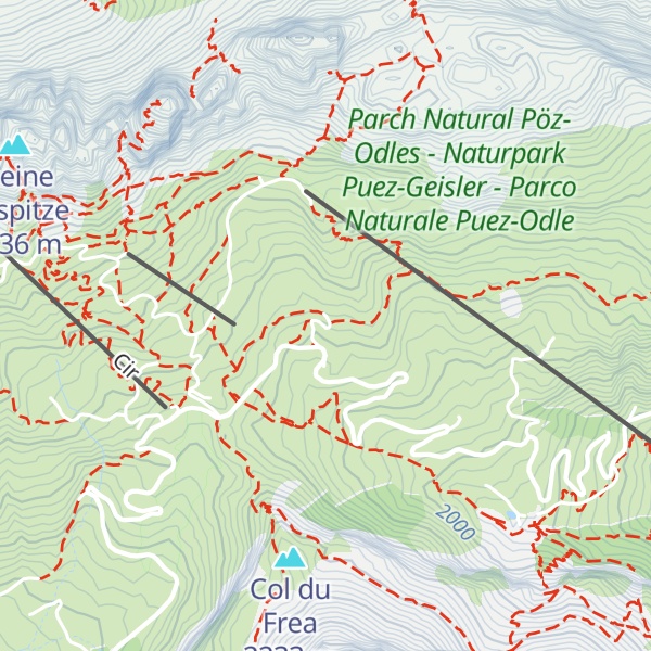 Map of Malga Cir