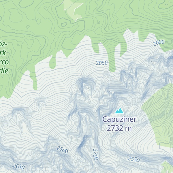 Map of Piz Somplunf