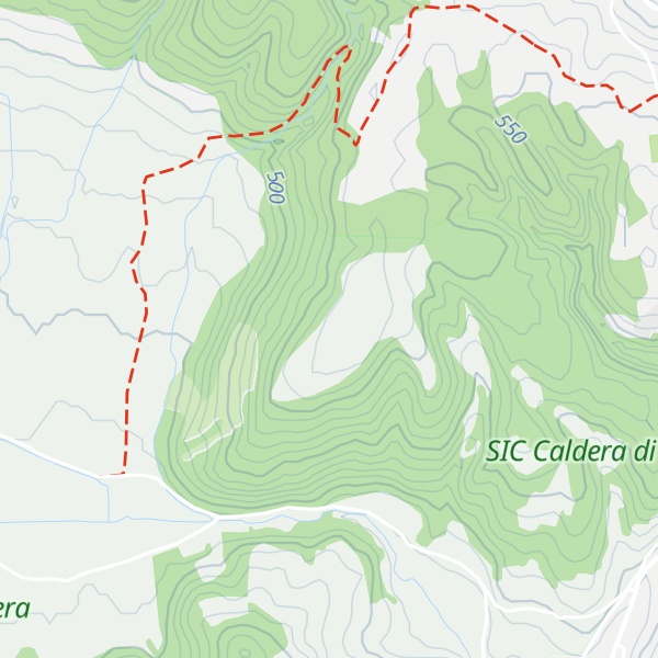 Map of Monte Calveglio di Latera