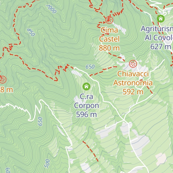 Map of C.ra Corpon