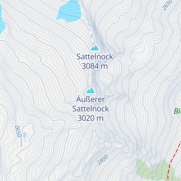 Map of Äußerer Sattelnock