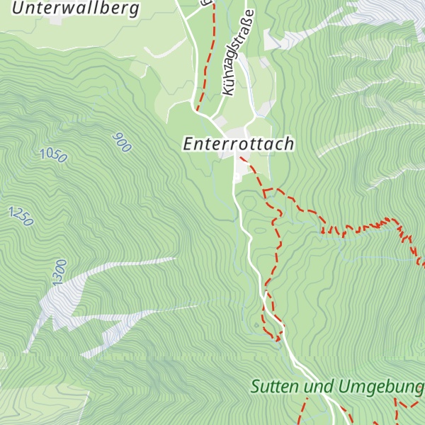 Map of Menzinger Hütte