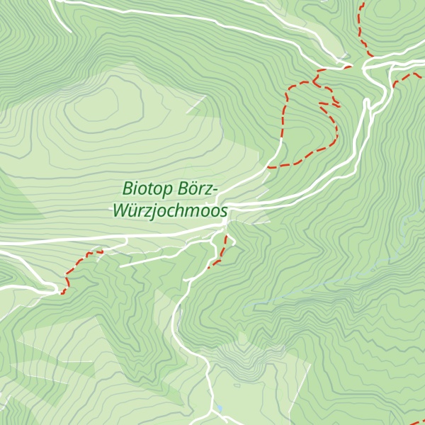 Map of Ütia de Börz - Würzjochhütte