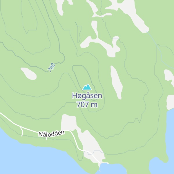 Map of Høgåsen