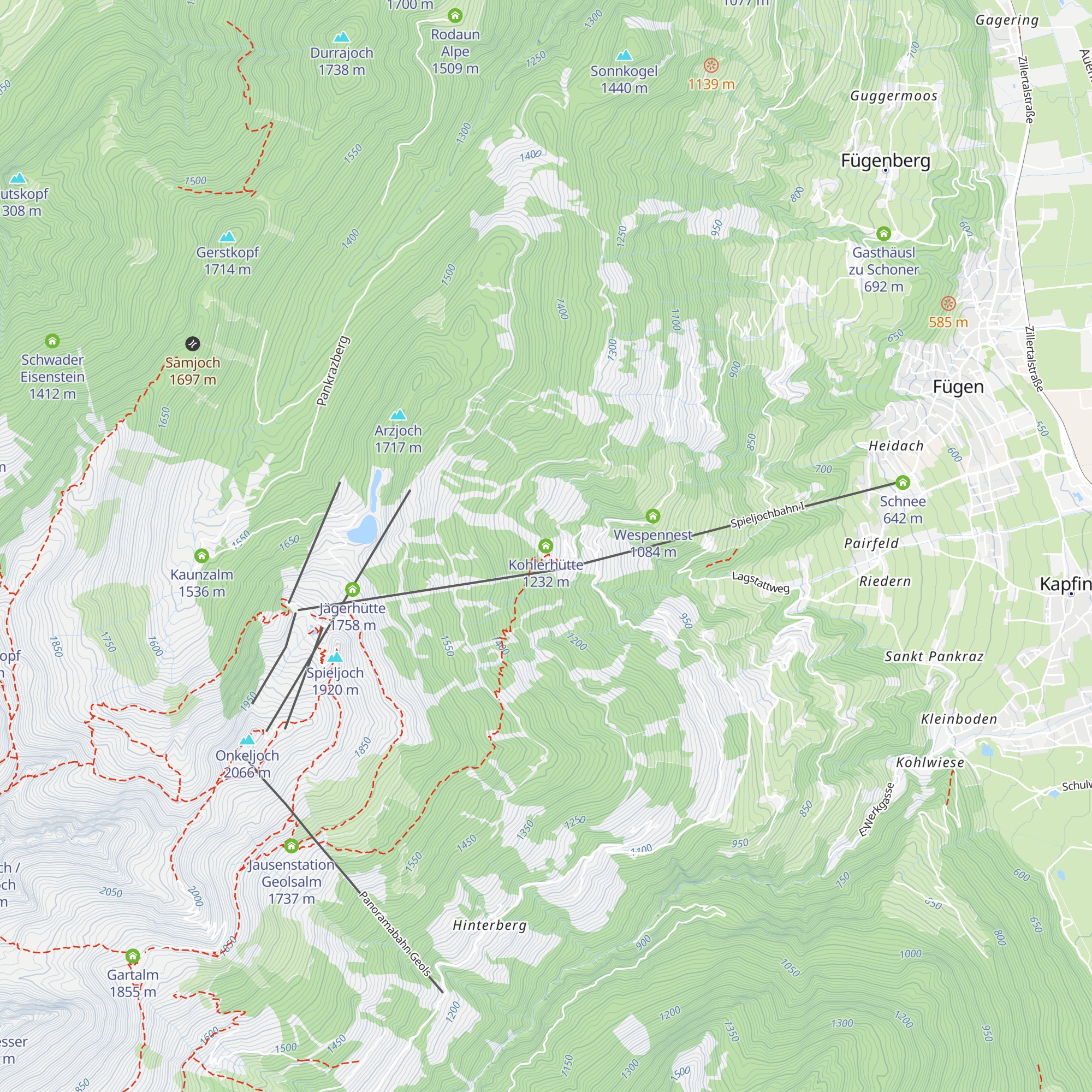 Kohlerhütte map