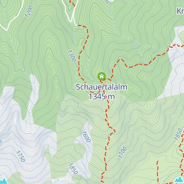 Map of Schauertalalm
