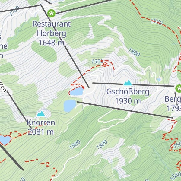 Map of Gasthaus Lärchwaldhütte