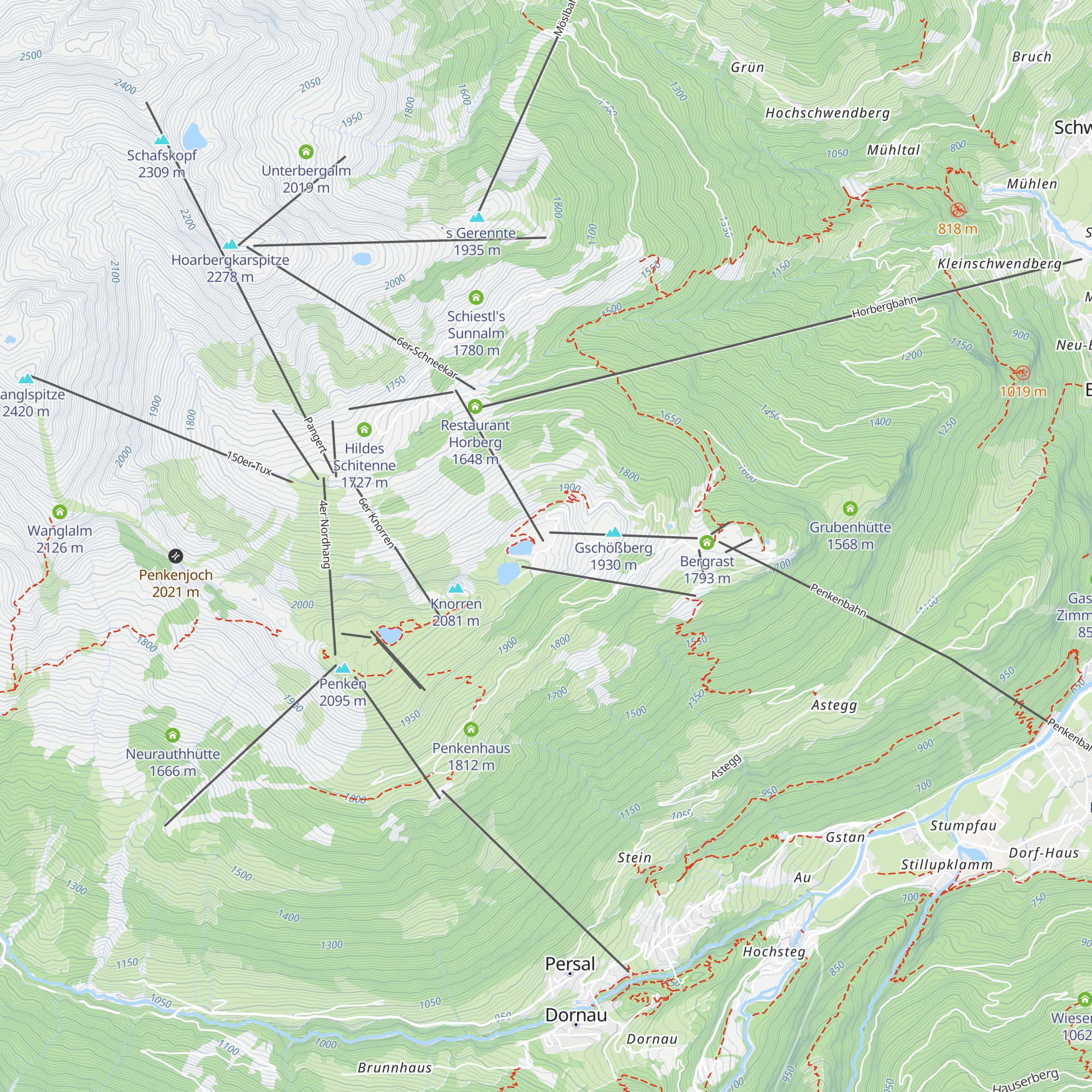 Gasthaus Lärchwaldhütte map