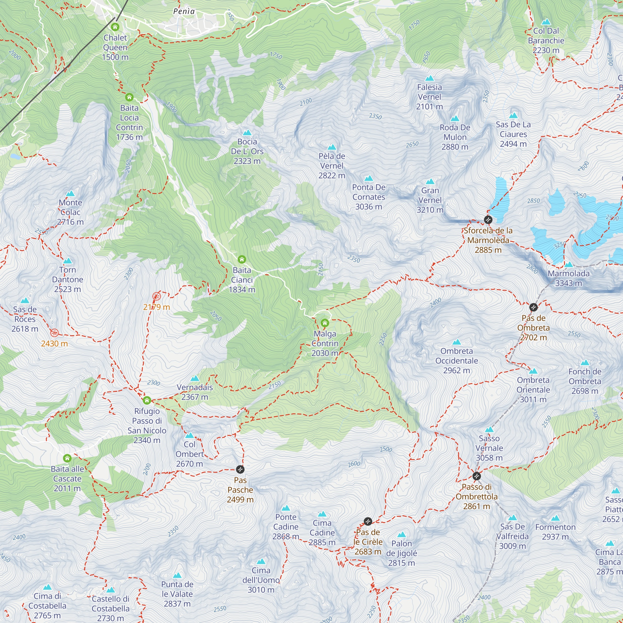 Annesso Efrem Reatto map